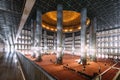 Masjid Istiqlal Interior with prayers in Indonesia is the largest mosque in Southeast AsiaÃ Â¹Æ